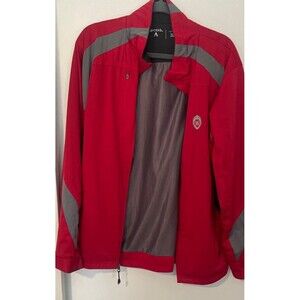 Wisconsin Badgers Full Zip Ted Long Sleeve Jacket Adult Large Embroidered Logo